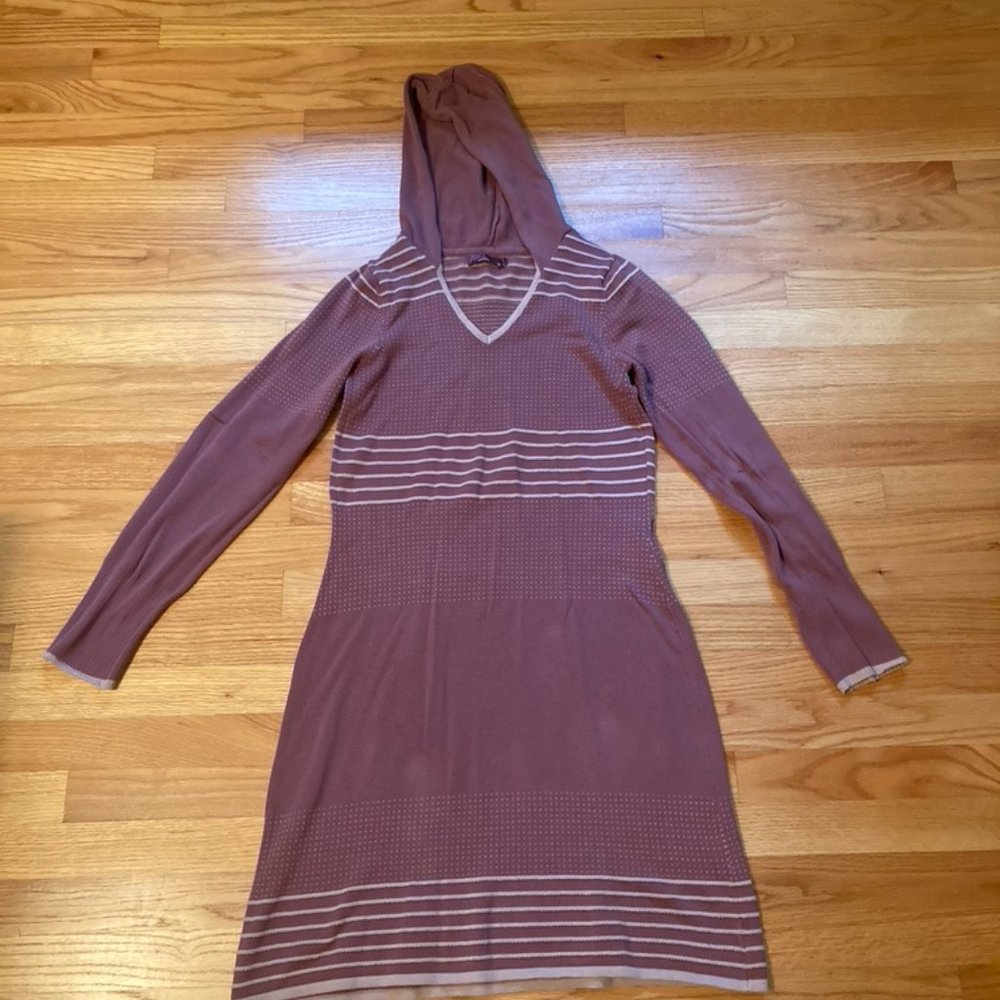 PrAna purplish hoodie dress, size Medium